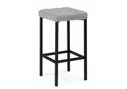 Барный стул Лофт мадера 20 / черный матовый (35x35x65)