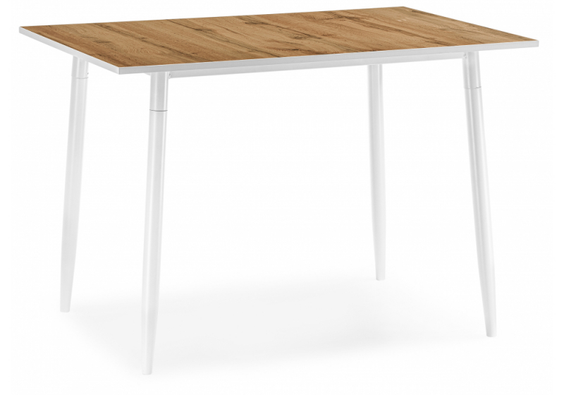 Стол деревянный Энлэй  дуб вотан / белый (70x75). 